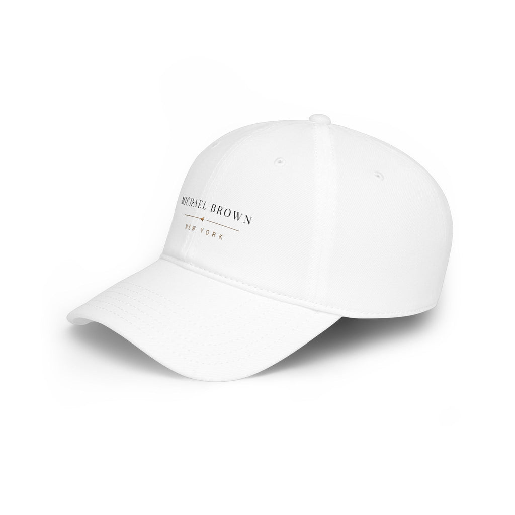 Michael Brown Vintage Stamp Cotton Baseball Cap | Adjustable Low Profile Everyday Hat