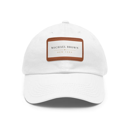 Michael Brown Leather Patch Dad Cap – Adjustable Unisex Baseball Hat