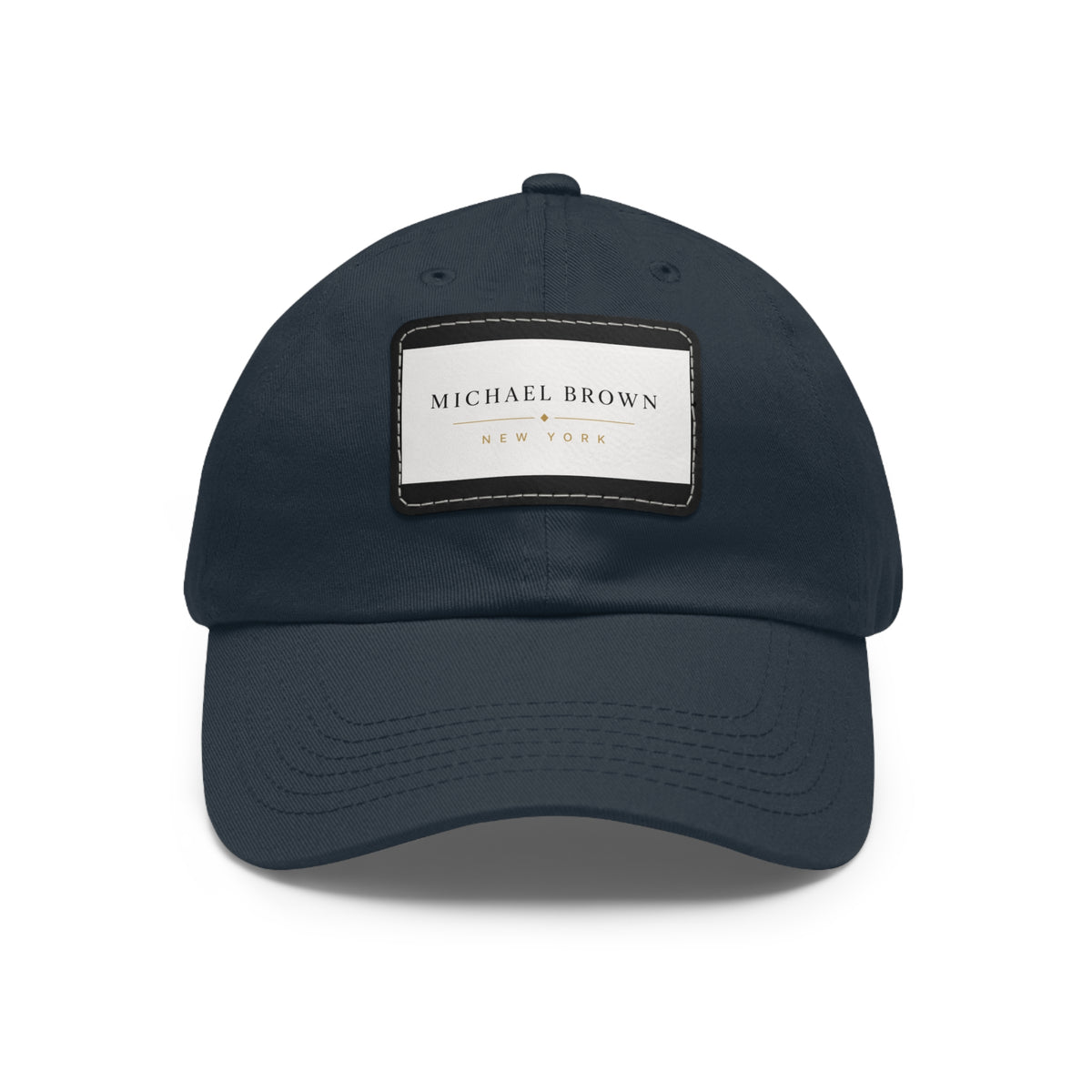 Michael Brown Leather Patch Dad Cap – Adjustable Unisex Baseball Hat