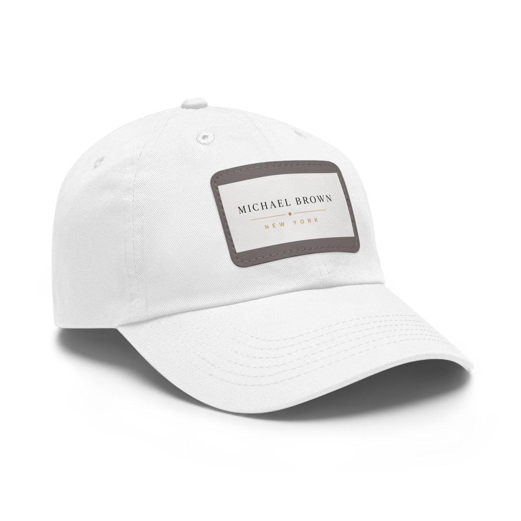 Michael Brown Leather Patch Dad Cap – Adjustable Unisex Baseball Hat
