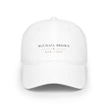 Michael Brown Vintage Stamp Cotton Baseball Cap | Adjustable Low Profile Everyday Hat