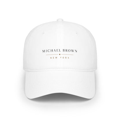 Michael Brown Vintage Stamp Cotton Baseball Cap | Adjustable Low Profile Everyday Hat