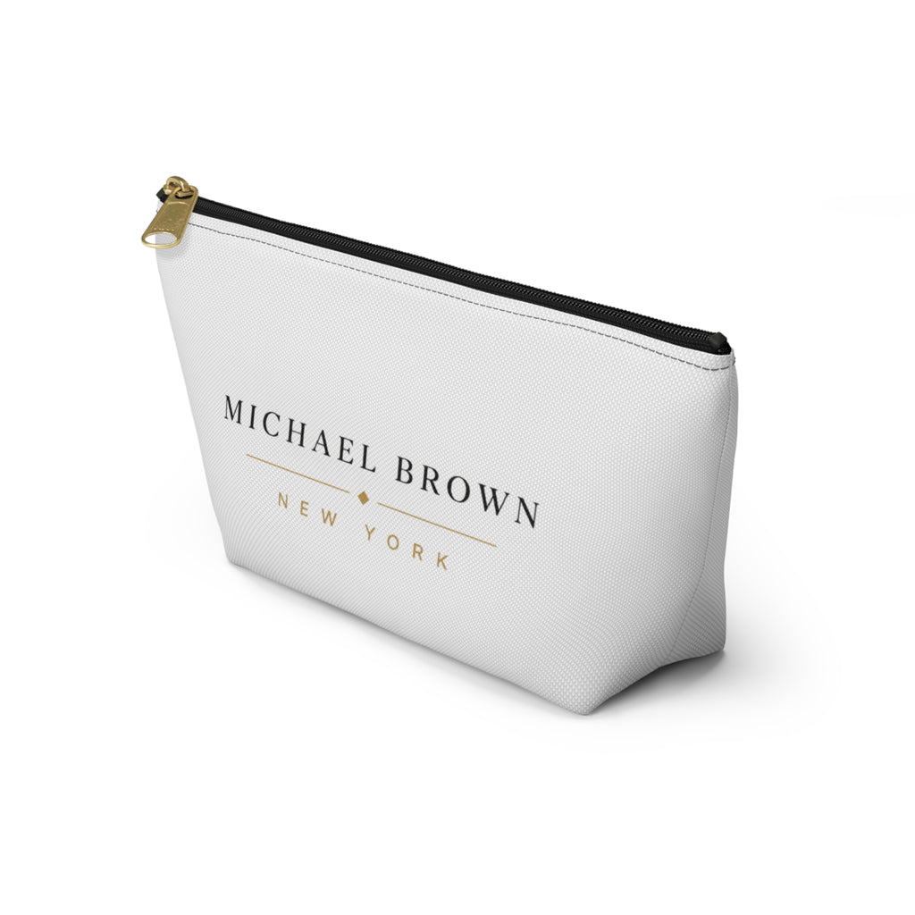 Michael Brown New York Accessory Pouch — Personalized Travel Makeup Bag