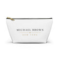 Michael Brown New York Accessory Pouch — Personalized Travel Makeup Bag