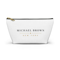 Michael Brown New York Accessory Pouch — Personalized Travel Makeup Bag