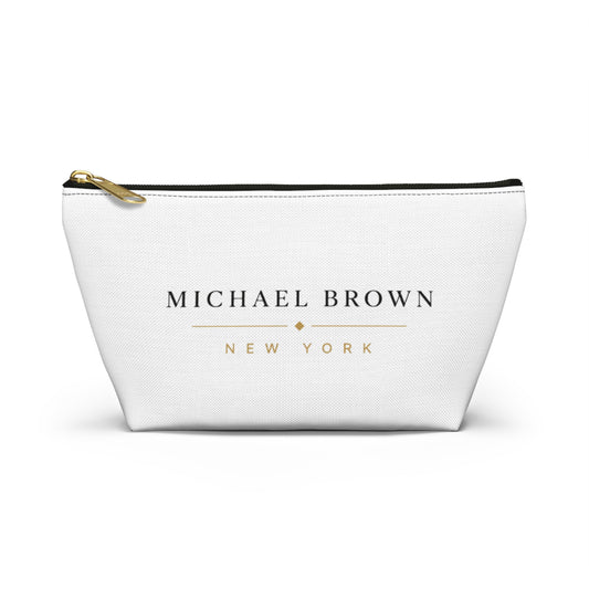 Michael Brown New York Accessory Pouch — Personalized Travel Makeup Bag