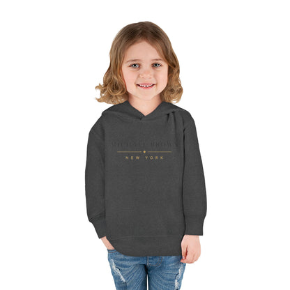 Toddler Hoodie — "Michael Brown New York" Minimalist Fleece Pullover