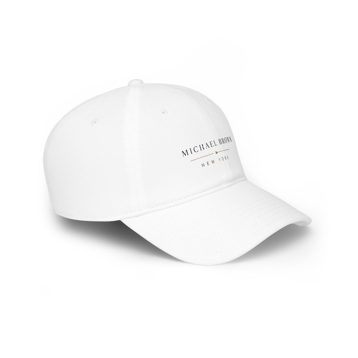Michael Brown Vintage Stamp Cotton Baseball Cap | Adjustable Low Profile Everyday Hat