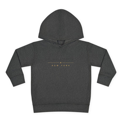 Toddler Hoodie — "Michael Brown New York" Minimalist Fleece Pullover