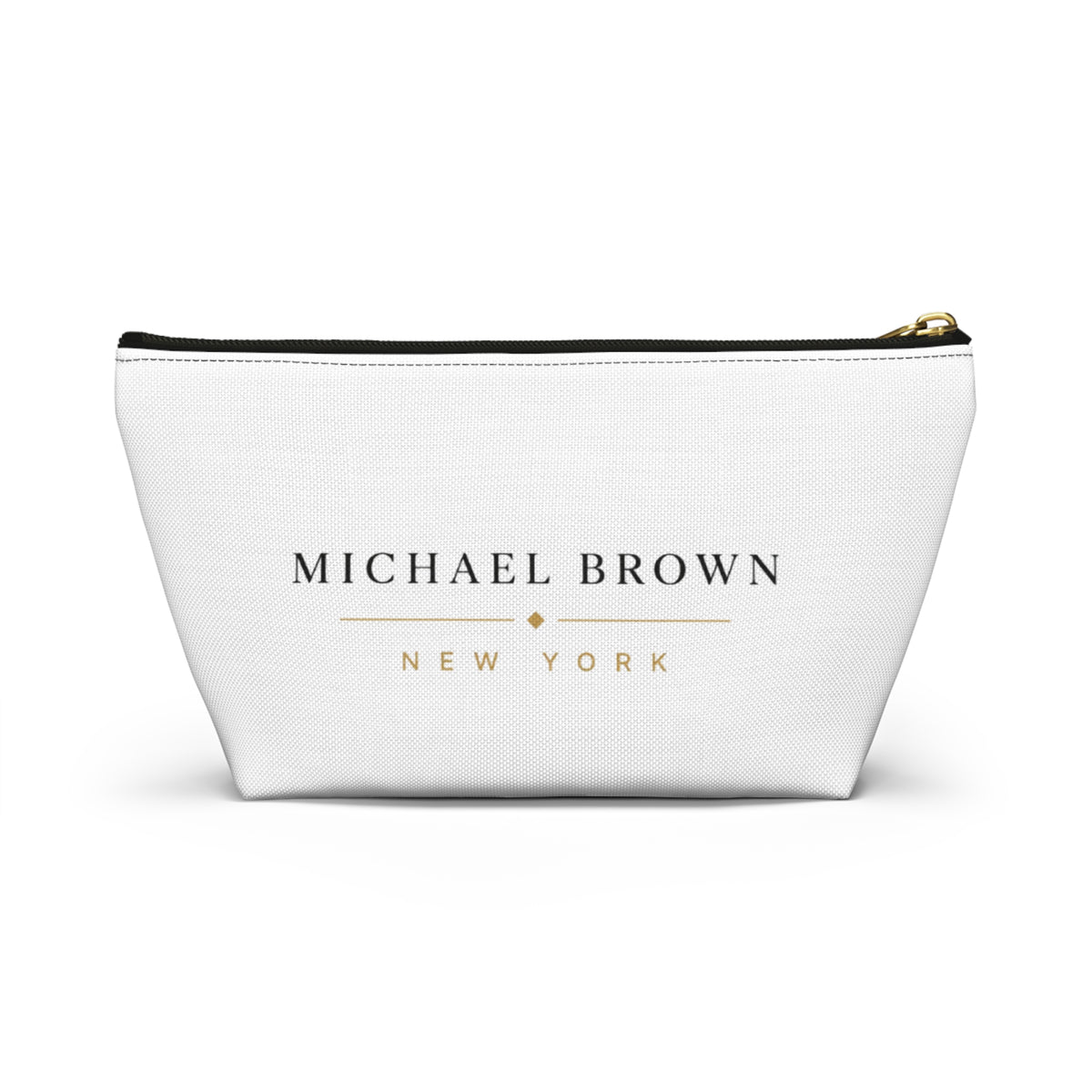 Michael Brown New York Accessory Pouch — Personalized Travel Makeup Bag