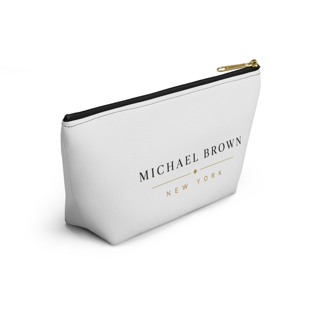 Michael Brown New York Accessory Pouch — Personalized Travel Makeup Bag