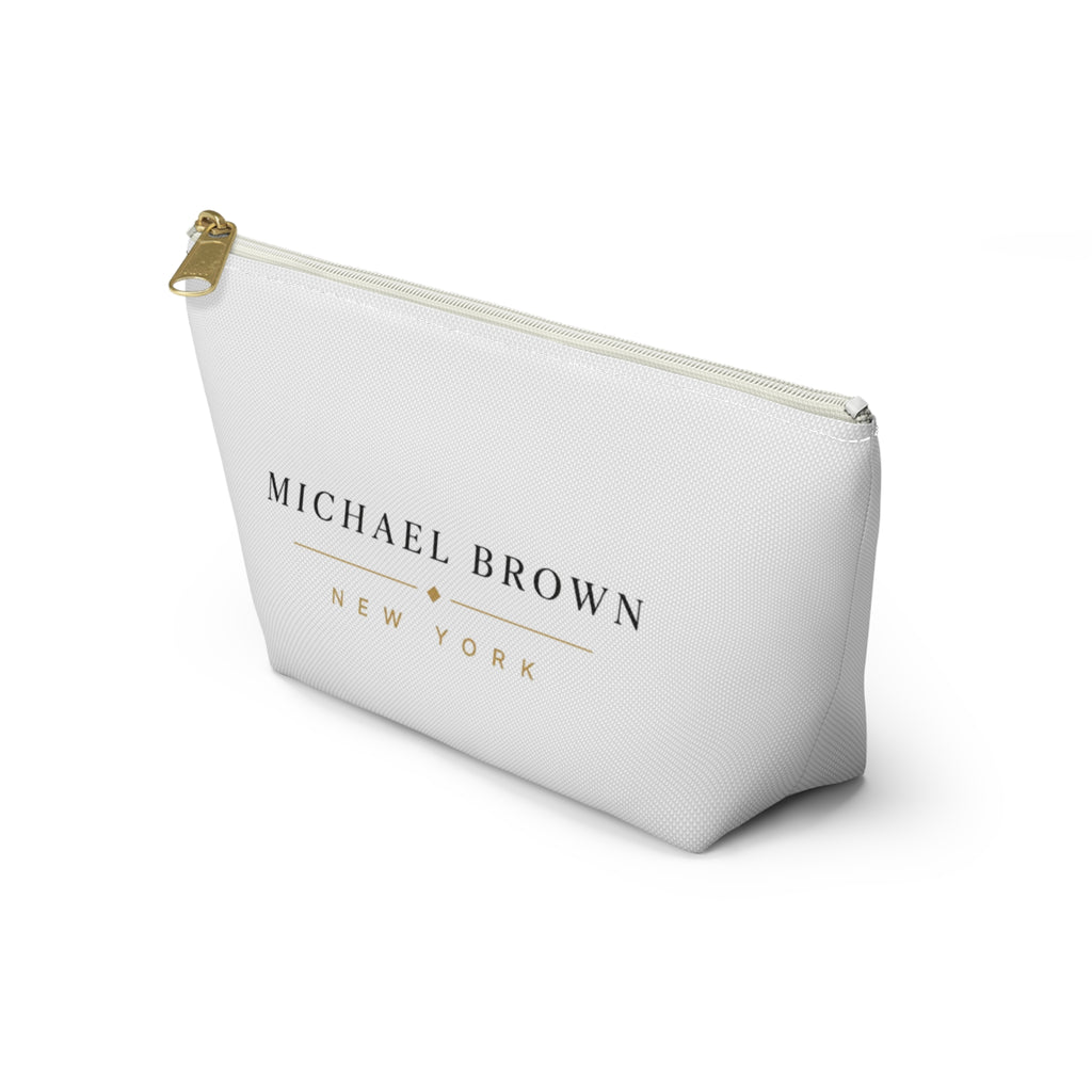 Michael Brown New York Accessory Pouch — Personalized Travel Makeup Bag