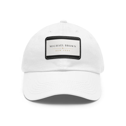 Michael Brown Leather Patch Dad Cap – Adjustable Unisex Baseball Hat