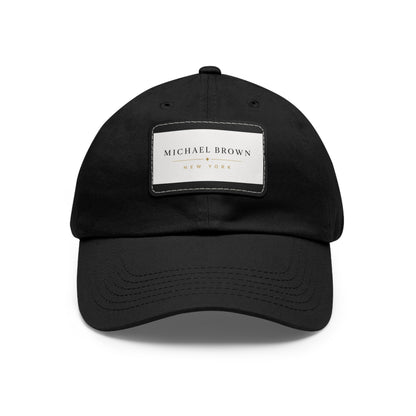 Michael Brown Leather Patch Dad Cap – Adjustable Unisex Baseball Hat
