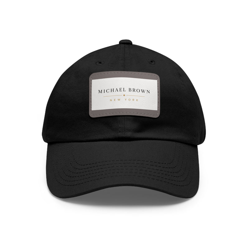 Michael Brown Leather Patch Dad Cap – Adjustable Unisex Baseball Hat