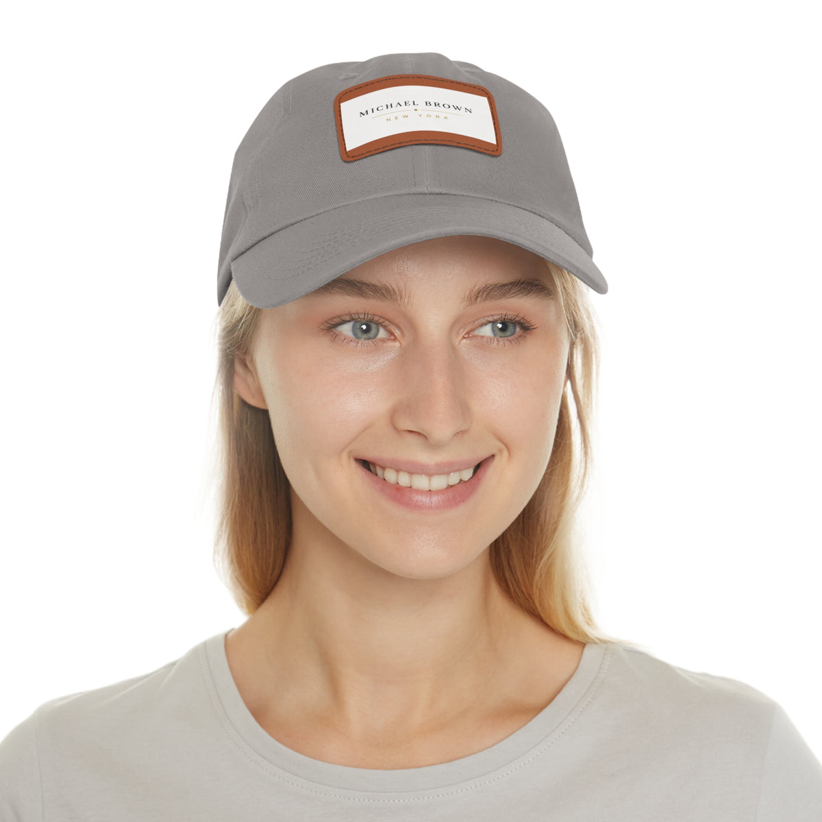 Michael Brown Leather Patch Dad Cap – Adjustable Unisex Baseball Hat