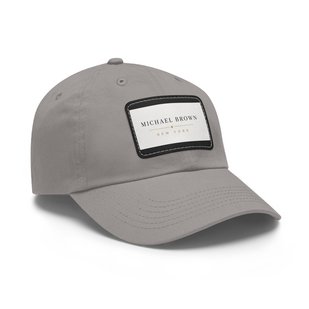 Michael Brown Leather Patch Dad Cap – Adjustable Unisex Baseball Hat