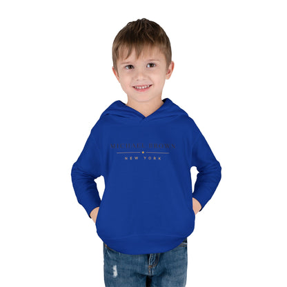 Toddler Hoodie — "Michael Brown New York" Minimalist Fleece Pullover