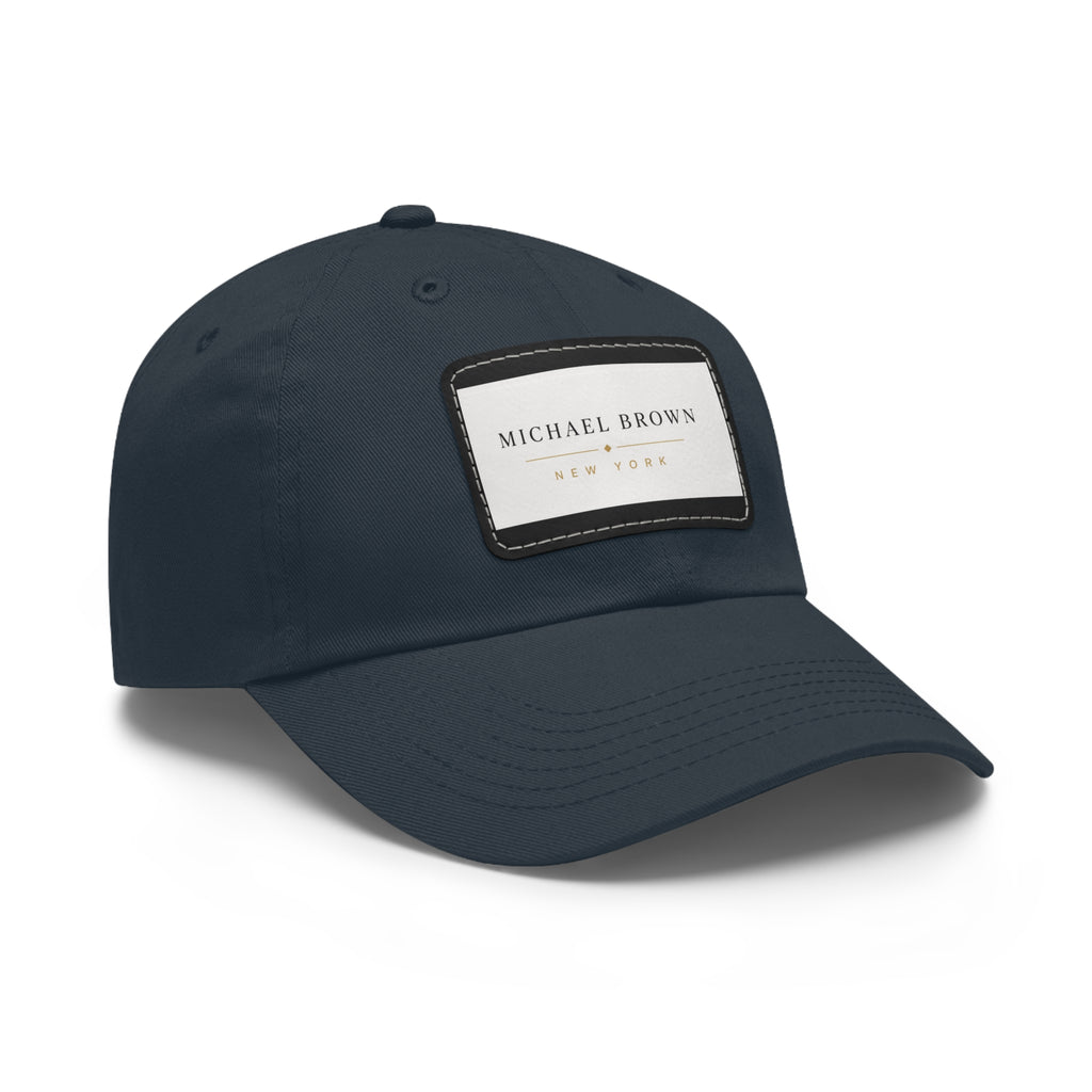 Michael Brown Leather Patch Dad Cap – Adjustable Unisex Baseball Hat