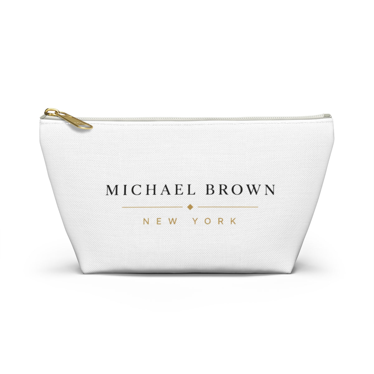 Michael Brown New York Accessory Pouch — Personalized Travel Makeup Bag