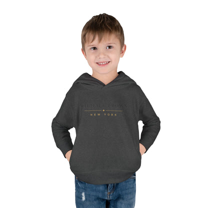 Toddler Hoodie — "Michael Brown New York" Minimalist Fleece Pullover